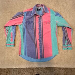 Vintage wrangler Striped Men's Shirt